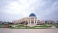 Main Registry Office in Uralsk city timelapse hyperlapse, Kazakhstan