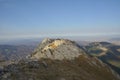 The main ridge of the Piatra Craiului mountains Royalty Free Stock Photo