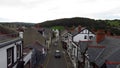 Main road through Conwy old town Royalty Free Stock Photo