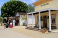 Main road into town,with buildings and people who invite tourisim, Old Town, San Diego, California, 2016