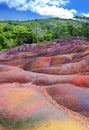 Main sight of Mauritius-Chamarel-seven-color lands