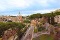 Main sights in Rome, Italy Royalty Free Stock Photo