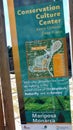 The main sign at the Sierra Chincua Monarch Butterfly Sanctuary