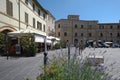 Main square in a beautiful hill town in Umbria