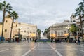 Main square called Plaza de las Monjas in Huelva, Spain Royalty Free Stock Photo