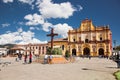 Main square with Cathedral in San Cristobal de las Casas, Mexico