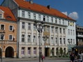 GLIWICE , SILESIA , POLAND -THE MAIN SQUARE IN THE CITY CENTER OF GLIWICE