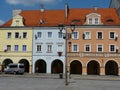 GLIWICE , SILESIA , POLAND -THE MAIN SQUARE IN THE CITY CENTER OF GLIWICE