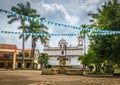 Main square of Copan Ruinas City, Honduras Royalty Free Stock Photo