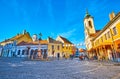 The Main Square Fo Ter of Szentendre, Hungary Royalty Free Stock Photo