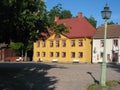 The main square in Gamla Linkoping. Linkoping. Sweden Royalty Free Stock Photo