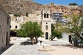 Main Square inside the fortress of Monemvasia Royalty Free Stock Photo