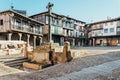 Main square in la Alberca, Salamanca, Spain Royalty Free Stock Photo