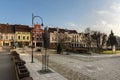 Main square of Lidzbark Warminski, historic town