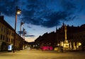 Main Square, Maribor, Slovenia At Night Royalty Free Stock Photo