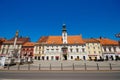 Main Square in Maribor, Slovenia Royalty Free Stock Photo