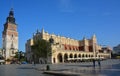 The main square market of the Old Town of Krakow, Royalty Free Stock Photo