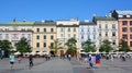 The main square market of the Old Town of Krakow, Royalty Free Stock Photo
