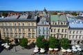 The main square market of the Old Town of Krakow Royalty Free Stock Photo