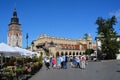 The main square market of the Old Town of Krakow Royalty Free Stock Photo