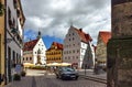 Main square- Nordlingen - Germany Royalty Free Stock Photo