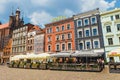 Main square in old town of Torun. Torun is birthplace of the astronomer Nicolaus Copernicus.