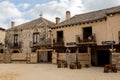 Bullring at Pedraza`s Plaza Mayor in Spain