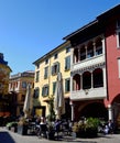 Detail Piazza Paolo Diacono Cividale del Friuli Italy