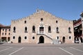 Main square of Portogruaro, Veneto, Italy Royalty Free Stock Photo