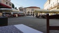 Main square of Pula, Istria, Croatia, Europe.