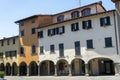 Main square of Reggello, Florence Royalty Free Stock Photo