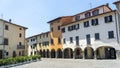 Main square of Reggello, Florence Royalty Free Stock Photo