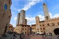 Main square of San Gimignano - Tuscany