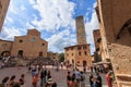 Main square of San Gimignano - Tuscany