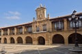 Main square of Santo Domingo de la Calzada, La Rioja, Spain Royalty Free Stock Photo