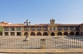 Main square of Santo Domingo de la Calzada, La Rioja, Spain Royalty Free Stock Photo