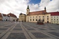 Main square in Sibiu Transylvania Romania Royalty Free Stock Photo