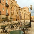 Main square in Syracusa Royalty Free Stock Photo