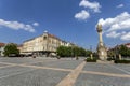 The Main square in Szombathely, Hungary Royalty Free Stock Photo