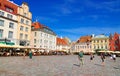 Main Square of Tallinn, Estonia Royalty Free Stock Photo