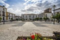 Main square in town of Monforte, Alentejo, Portugal