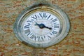 MORROVALLE, ITALY - CIRCA JULY 2020: Clock in Morrovalle