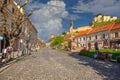 Main square in the town of Trencin Royalty Free Stock Photo