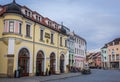 Main square in Uherske Hradiste, Czech Republic