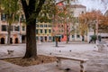 The main square of the Venetian Ghetto, Italy Royalty Free Stock Photo