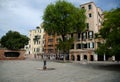 Main Square of the Venetian Ghetto Royalty Free Stock Photo