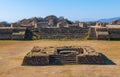 Monte Alban Pyramids, Oaxaca, Mexico Royalty Free Stock Photo