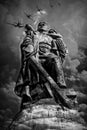The main statue in the Soviet War Memorial - Treptower Park. Berlin, Germany Royalty Free Stock Photo