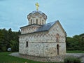 Main stone church monastery Hopovo in Serbia Royalty Free Stock Photo