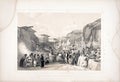 The main street in the bazaar at Caubul in the fruit season